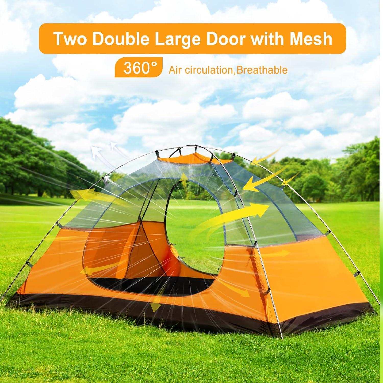 Tienda de Camping VOSOIR para 2-3 Personas Impermeable UV