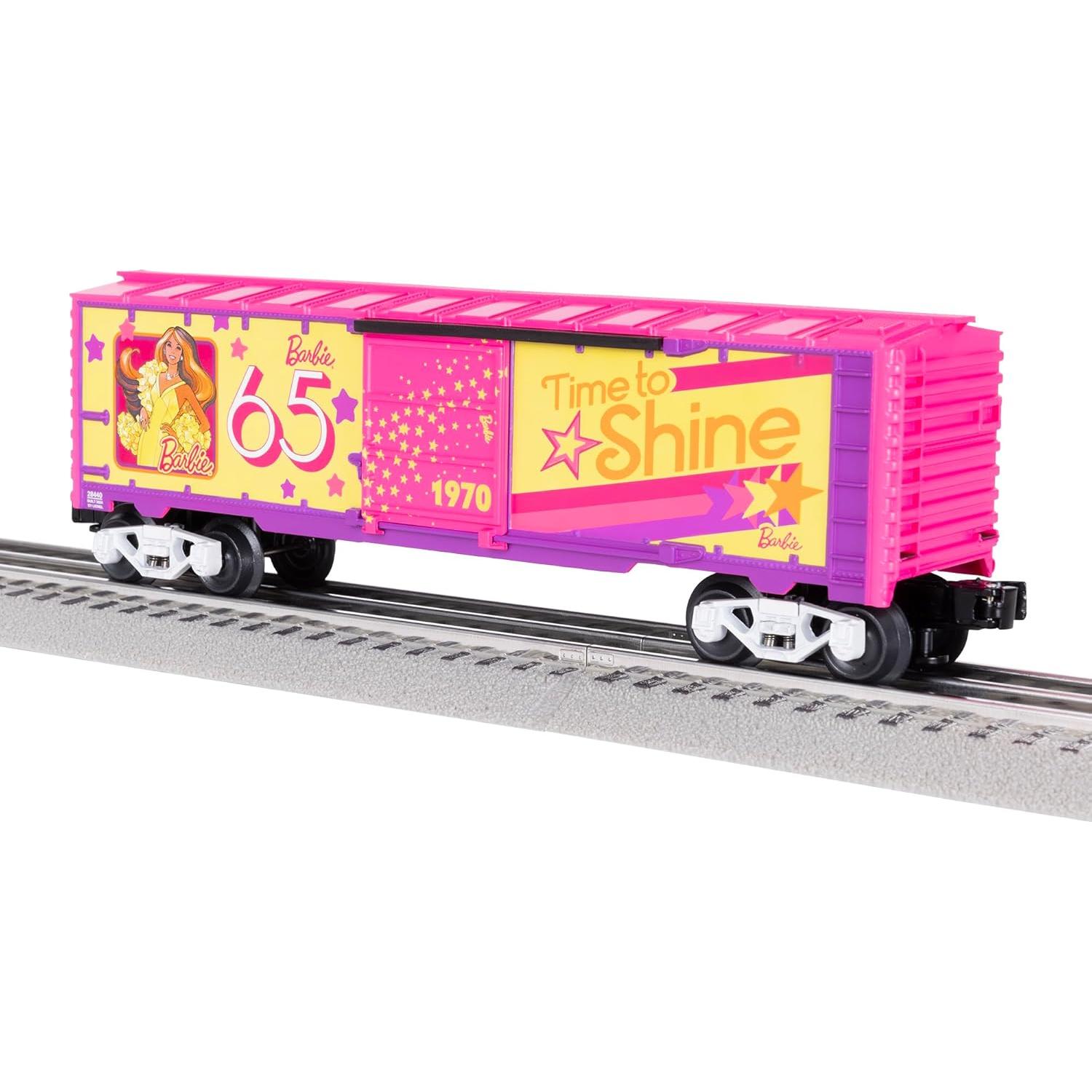 Tren de juguete Lionel Barbie 65 Aniversario O Gauge 1970s