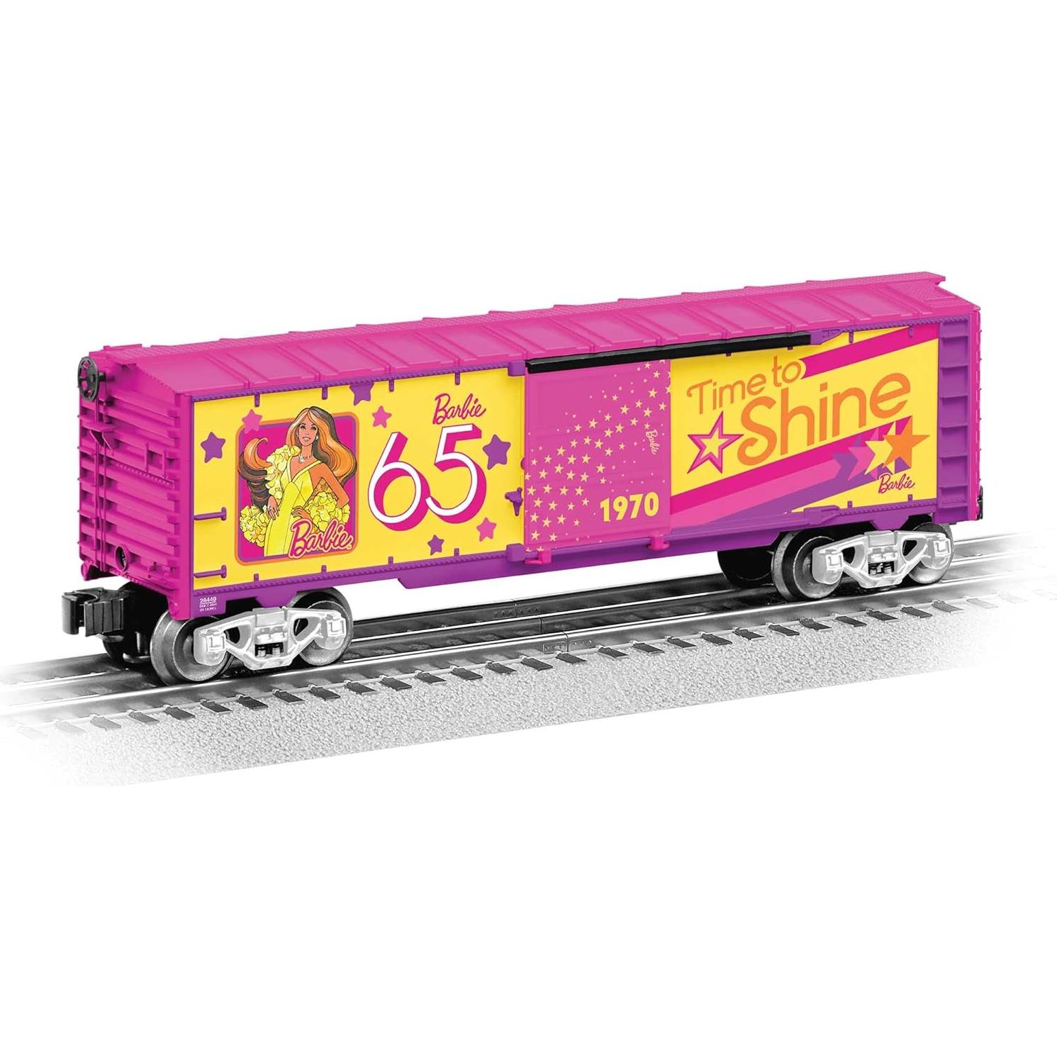 Tren de juguete Lionel Barbie 65 Aniversario O Gauge 1970s