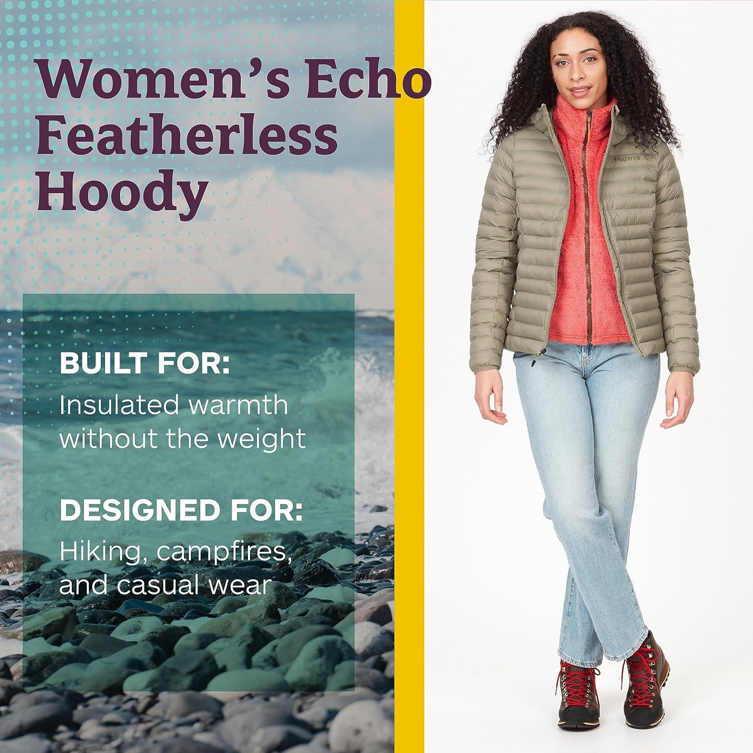 Chaqueta Puffer Marmot Echo Featherless Mujer X-Large Vetiver