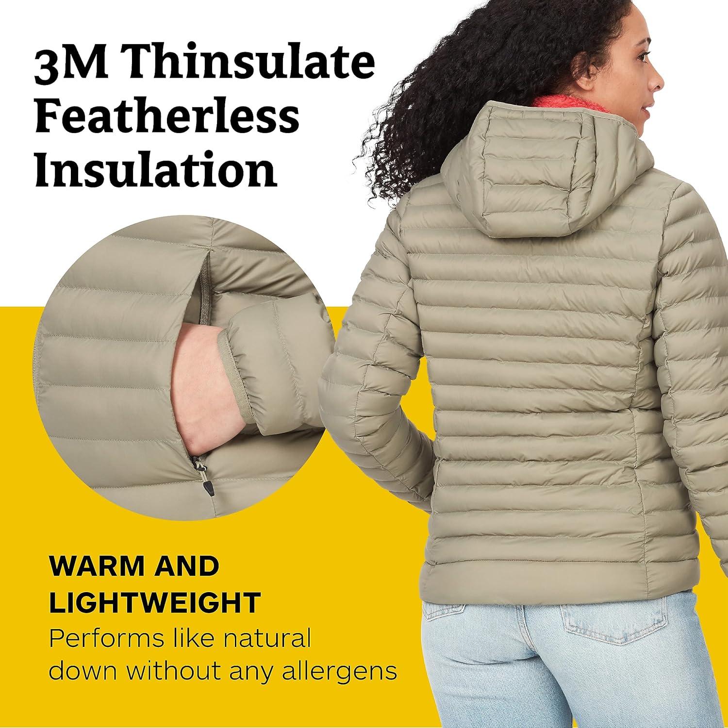 Chaqueta Puffer Marmot Echo Featherless Mujer X-Large Vetiver