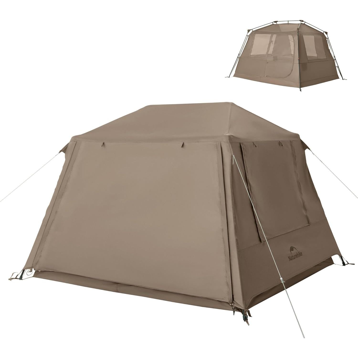 Tienda de Camping Naturehike Village 5.0 Blackout para 4 Personas