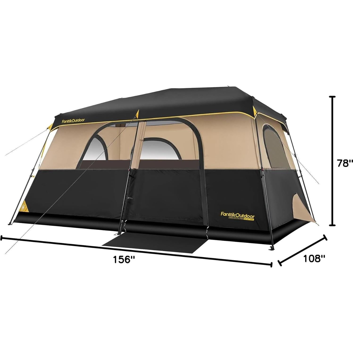 Carpa Instantánea FanttikOutdoor Zeta C6 Pro Max 6-12 Personas