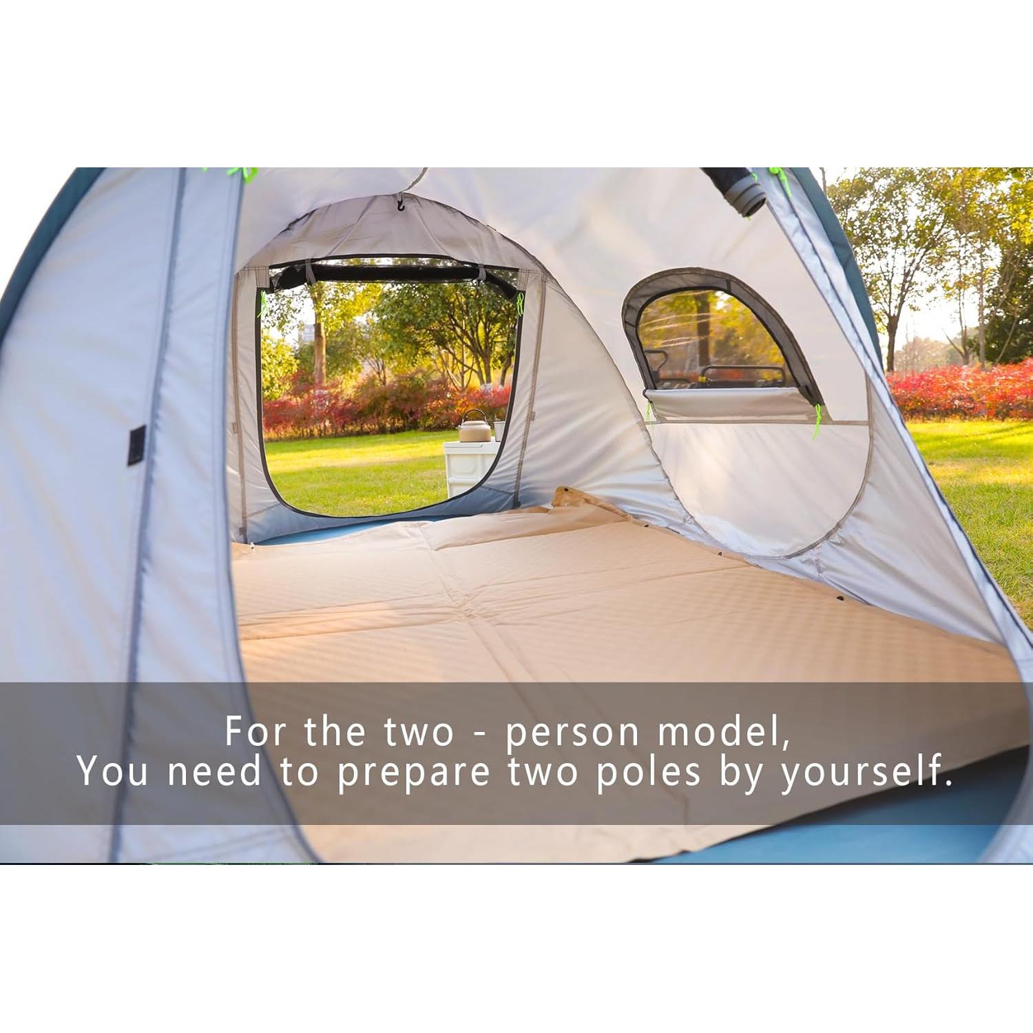 Carpa Pop Up Londtren 2 Personas Impermeable Fácil Montaje