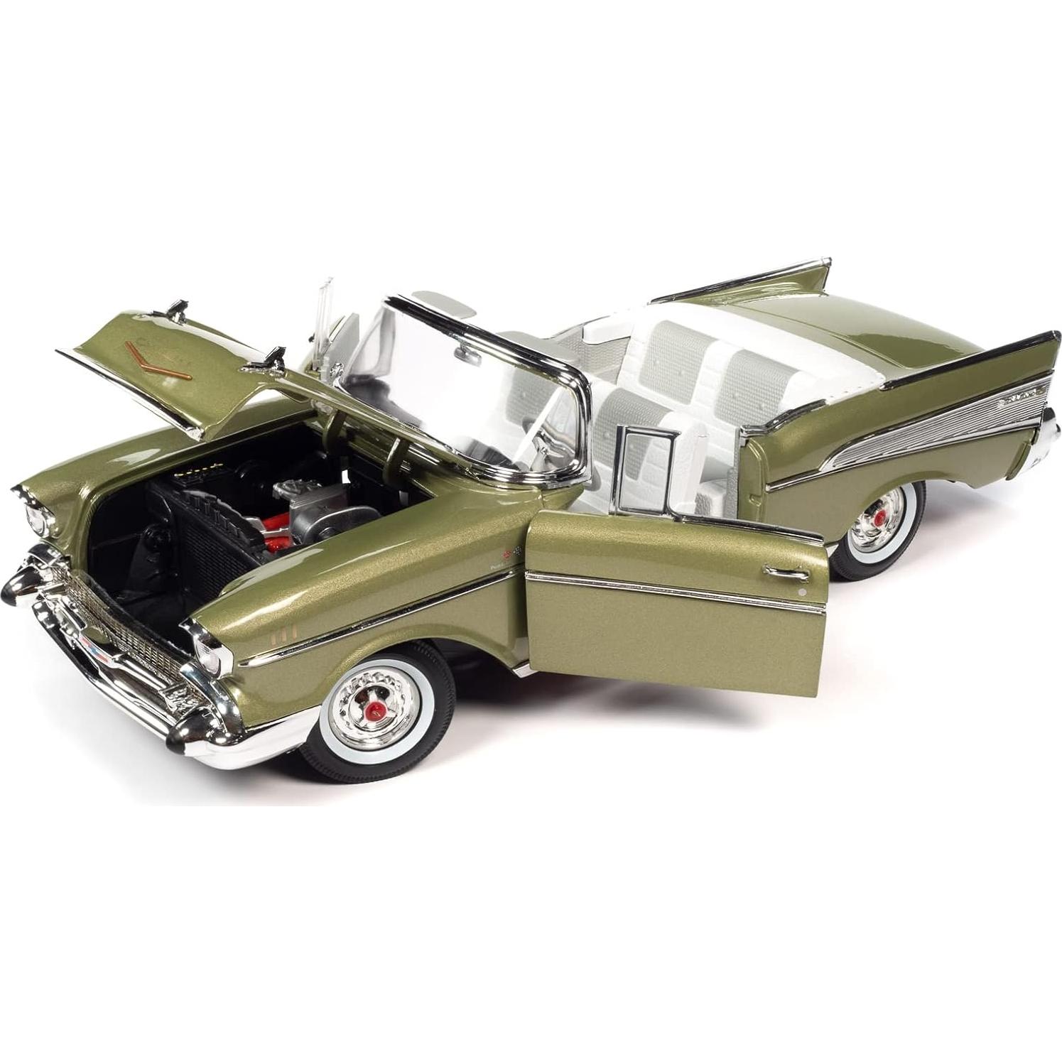 Auto Diecast 1:18 Chevrolet Bel Air Convertible Verde