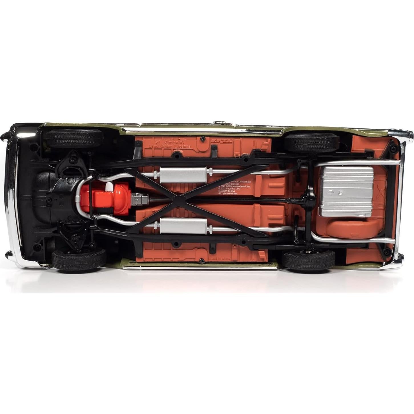 Auto Diecast 1:18 Chevrolet Bel Air Convertible Verde