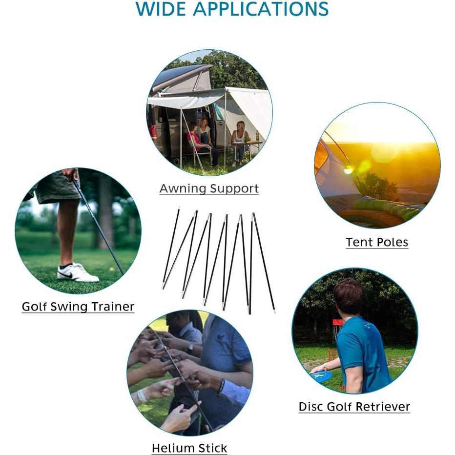 Postes de Reemplazo para Tienda BRILLIANCE4U 3.66m Aluminio