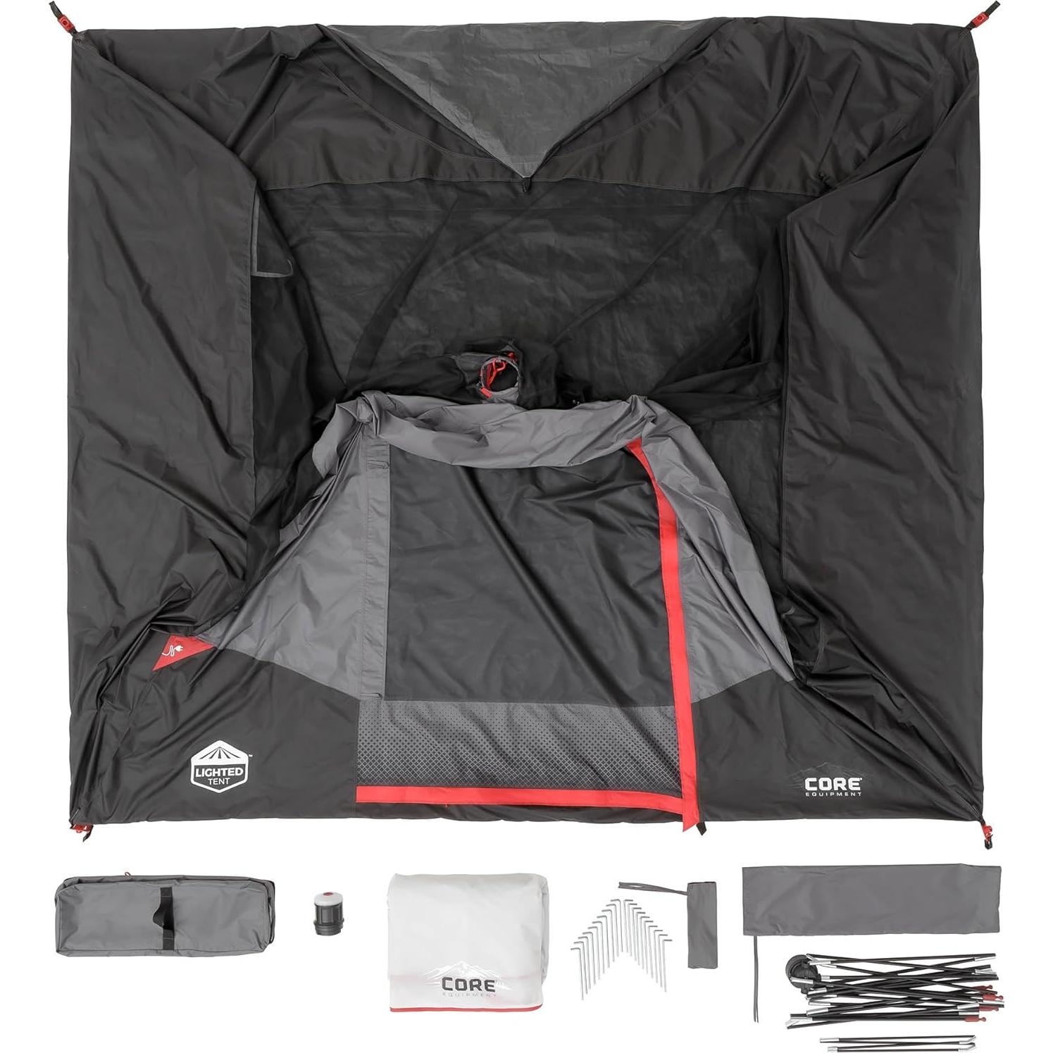 Carpa Dome Iluminada CORE para 6 Personas - Impermeable