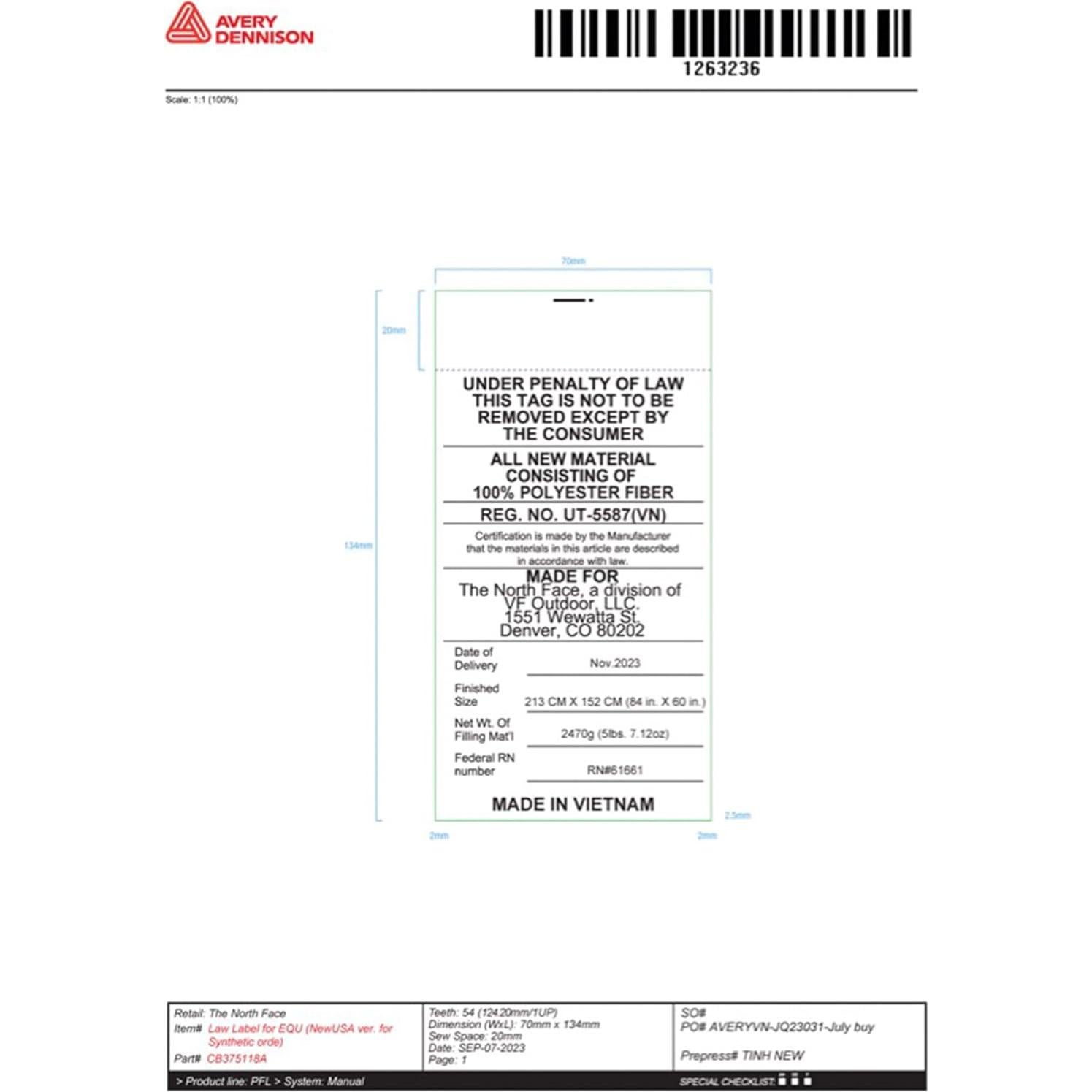 Saco de Dormir Wawona Bed Doble 20F -7C Aislado para Camping