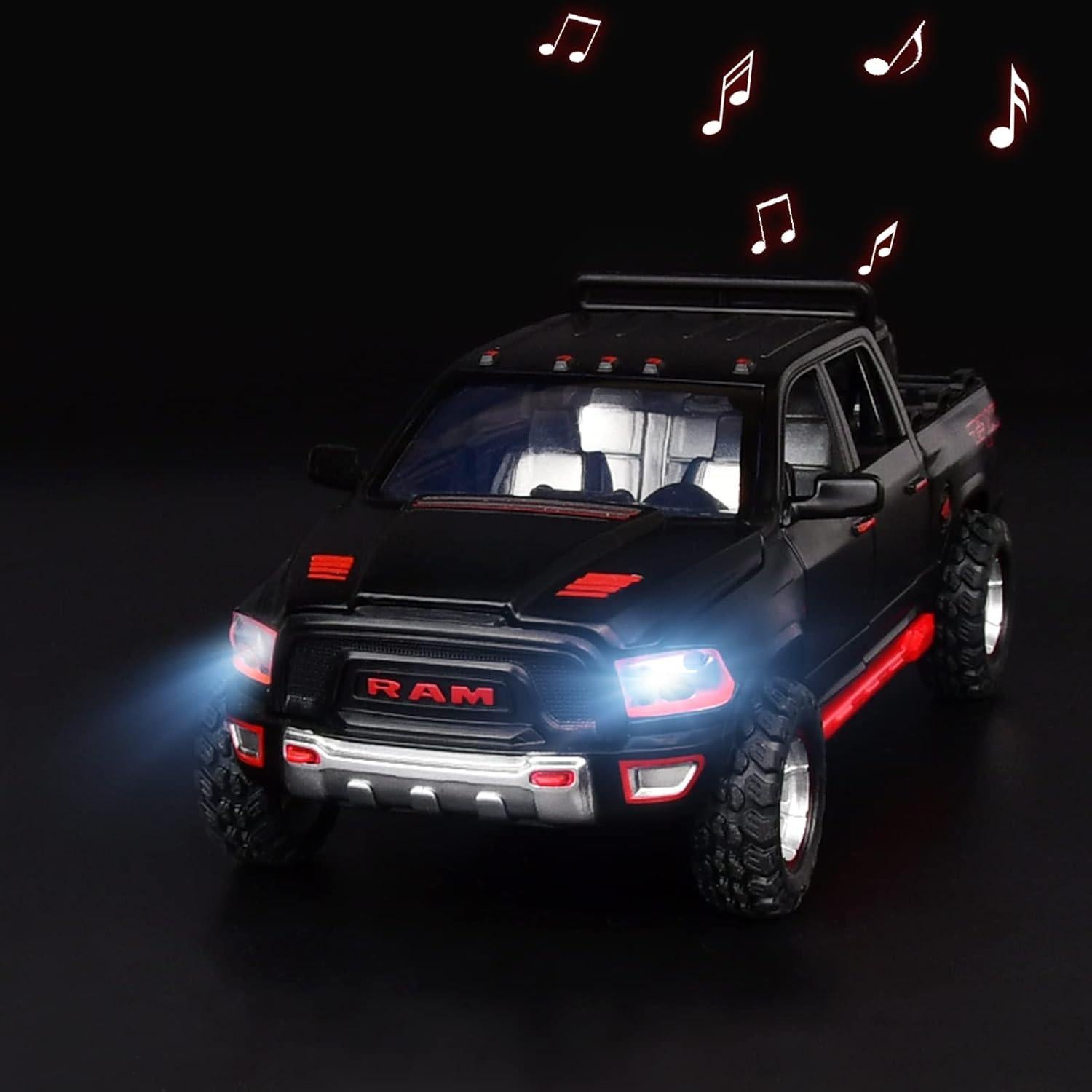 Camión de Juguete RAM 1500 Metal Fundido con Sonido