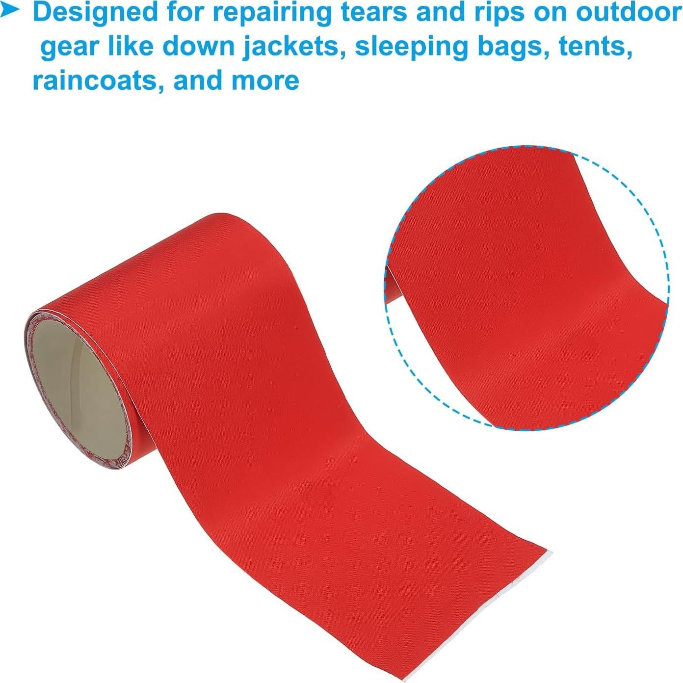 Parche de Reparación Autoadhesivo PATIKIL 1500x60mm Rojo