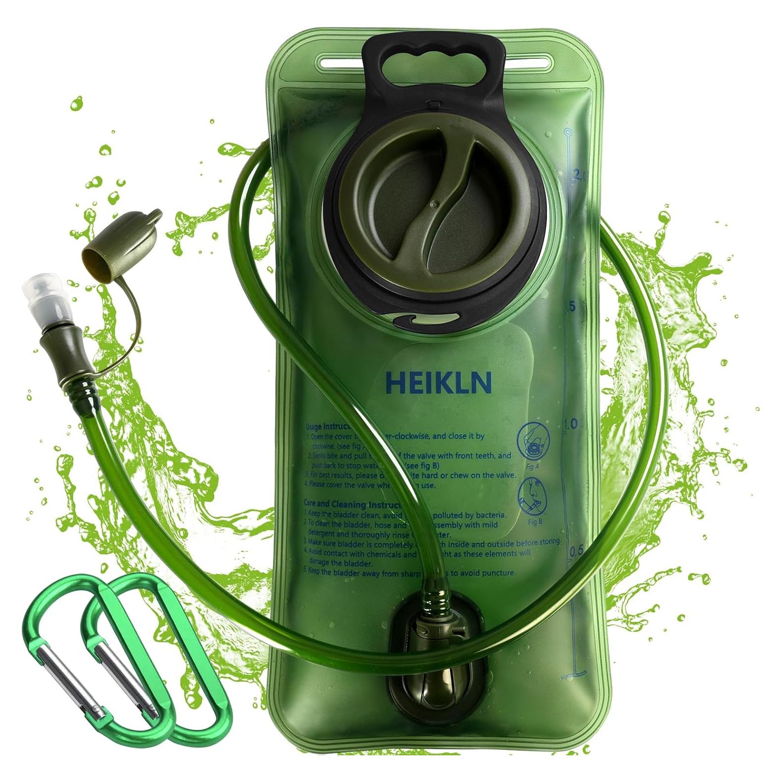 Saco de Hidratación HEIKLN 2L Verde a Prueba de Fugas