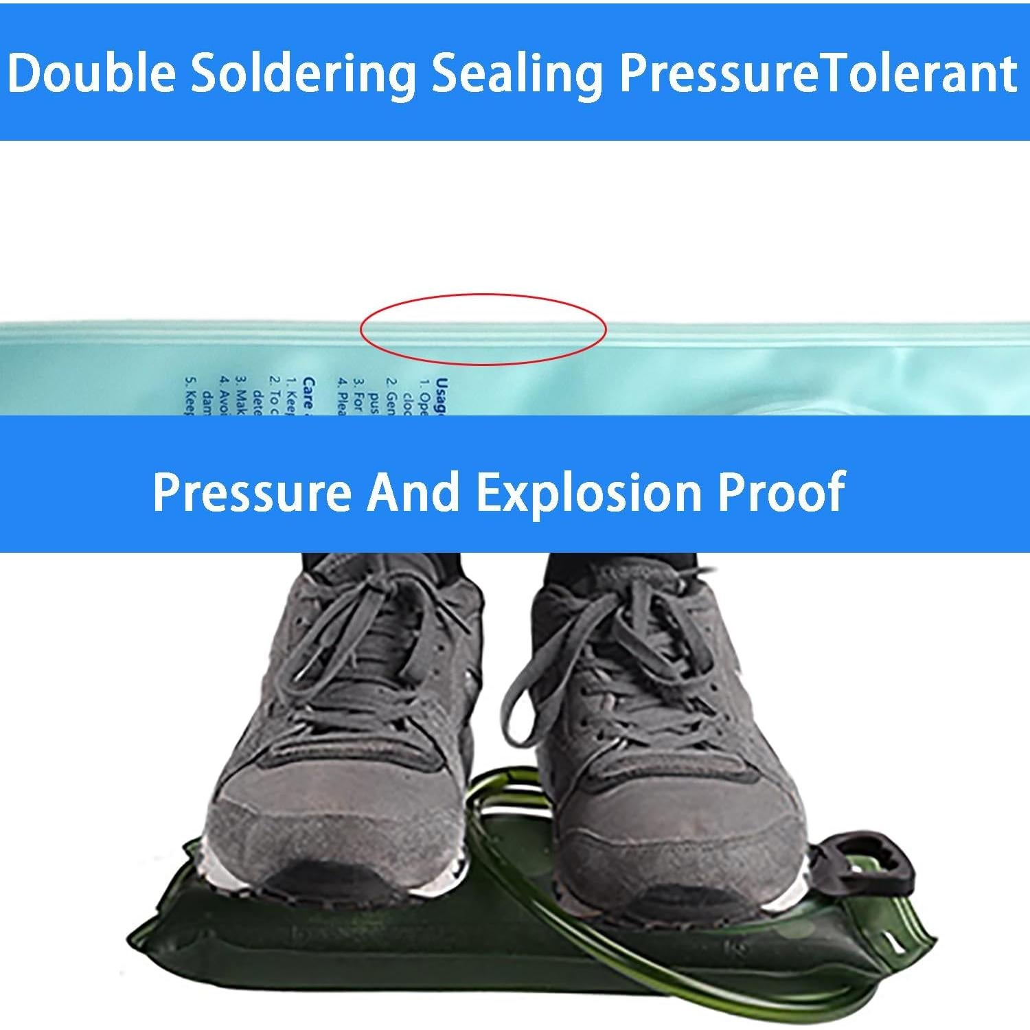 Saco de Hidratación HEIKLN 2L Verde a Prueba de Fugas