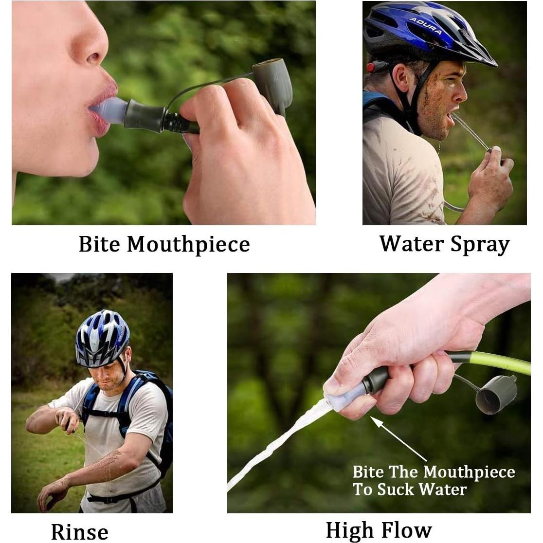 Saco de Hidratación HEIKLN 2L Verde a Prueba de Fugas