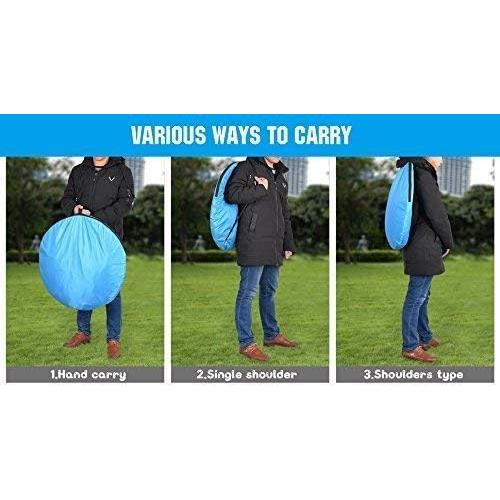 Tienda de campaña Ezone impermeable 4 personas 200x200cm