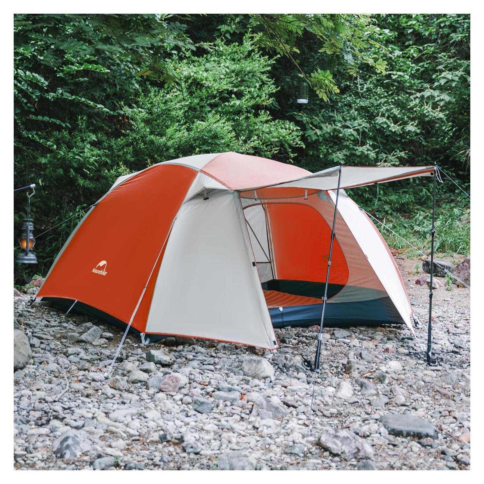 Carpa de Camping Naturehike 2 Personas Doble Capa Impermeable
