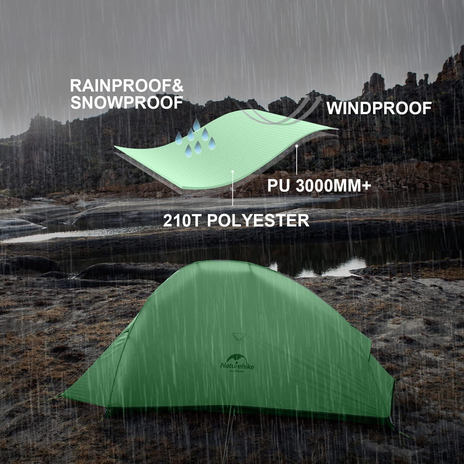 Tienda de Camping Naturehike Cloud Up 2 Personas Ultraligera