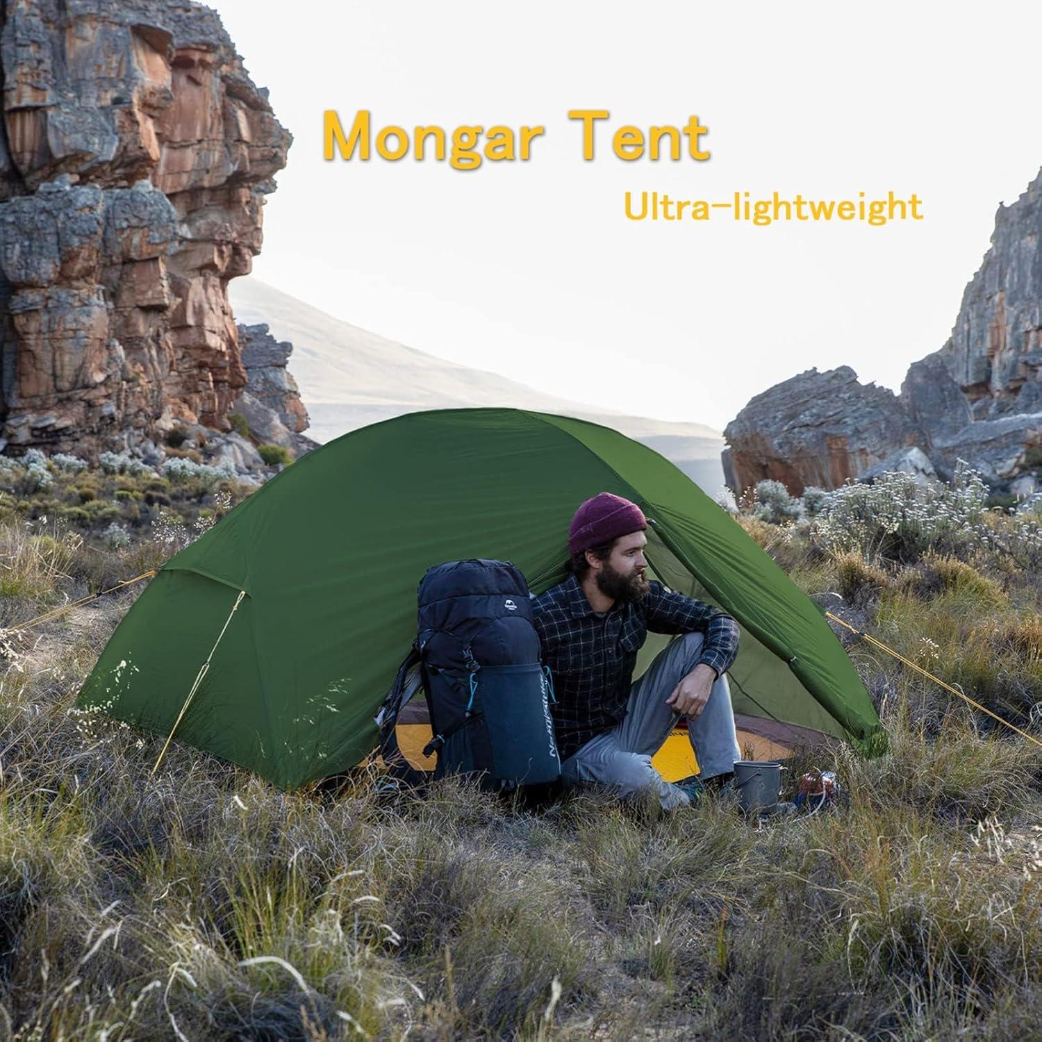 Tienda de Camping Naturehike Mongar 2 Personas Impermeable