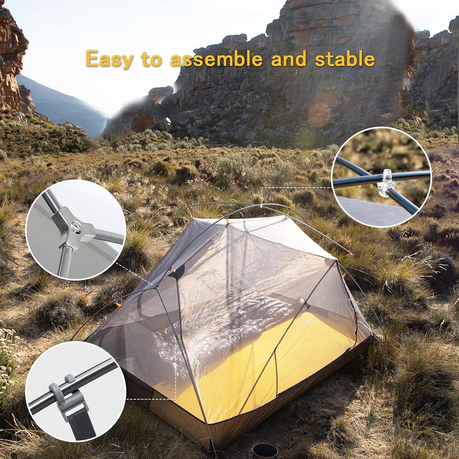 Tienda de Camping Naturehike Mongar 2 Personas Impermeable