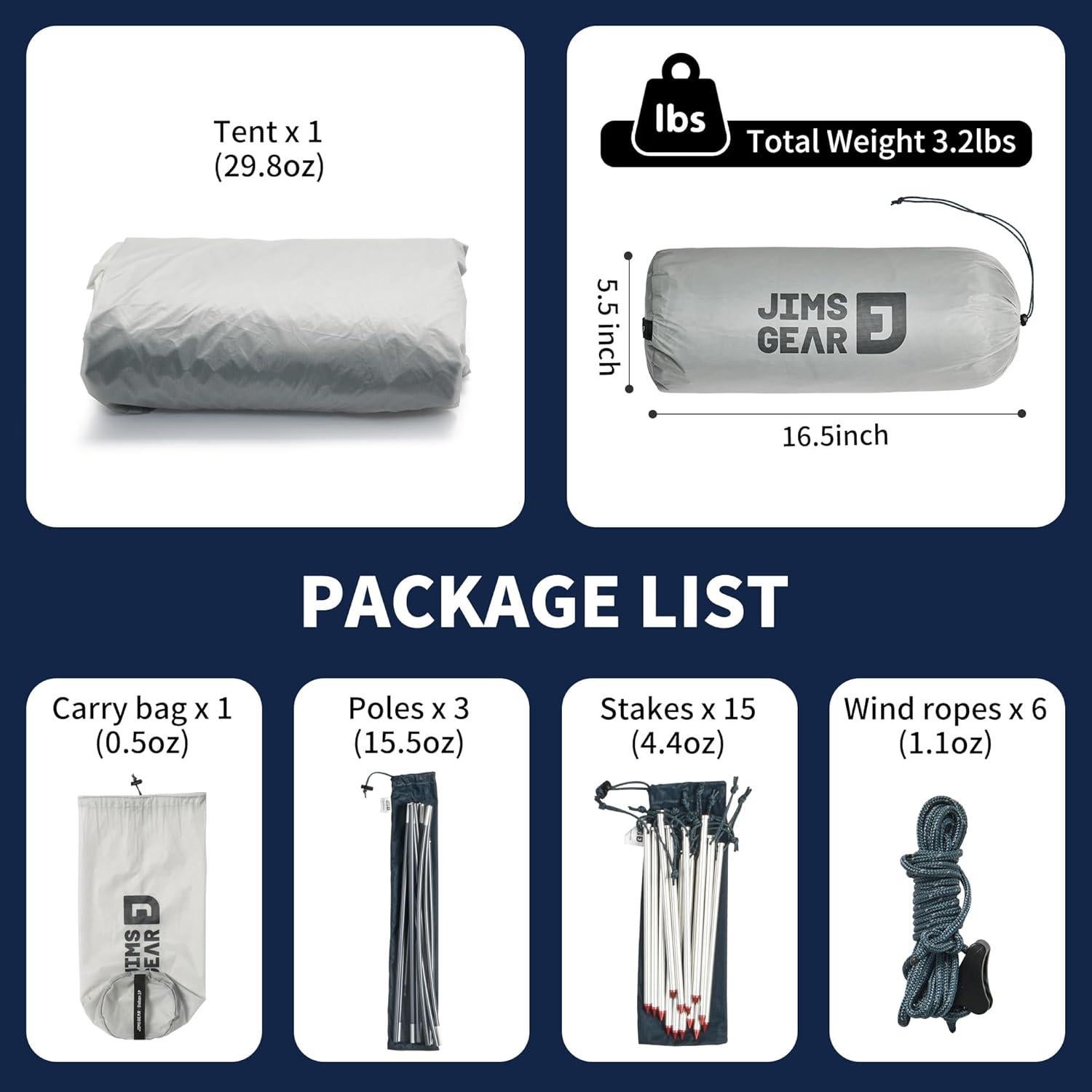 Tienda Ultraligera Naturehike Daban 1 Persona Impermeable