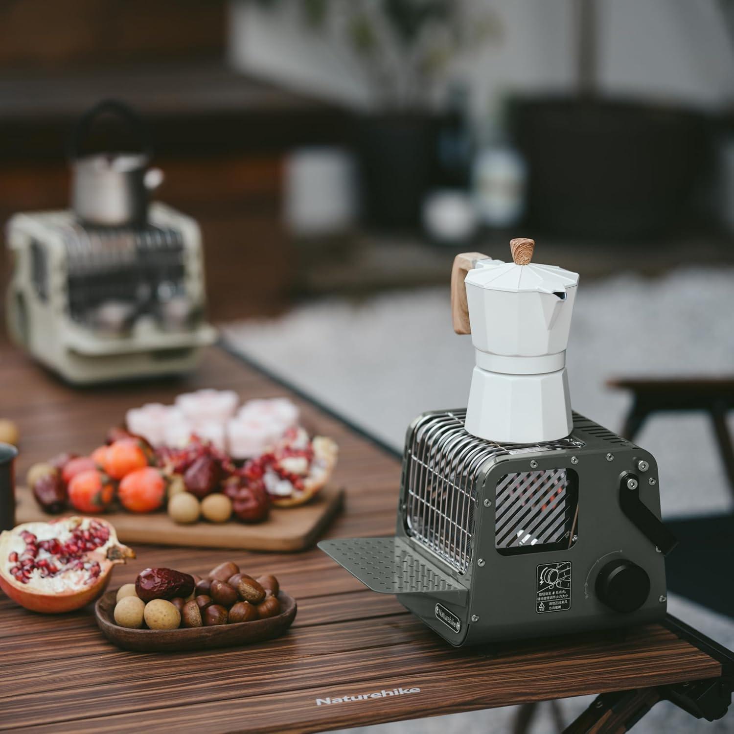 Calentador de Camping Naturehike 3-en-1 Butano 3750 BTU