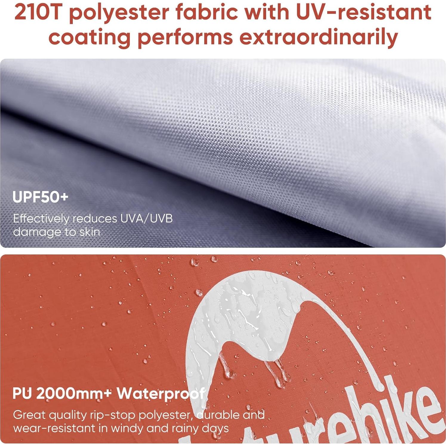 Carpa de Camping Naturehike YCPro P3-R para 3 Personas Impermeable