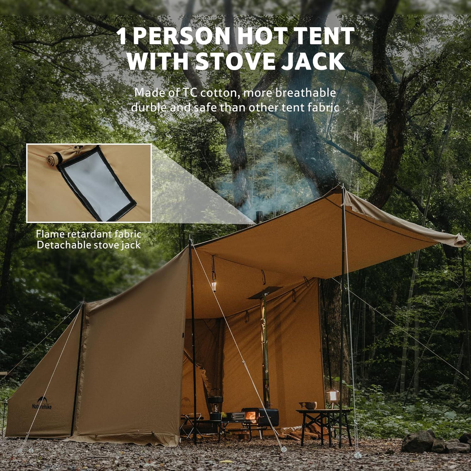 Tienda Caliente Naturehike para 1 Persona Algodón TC 4 Estaciones