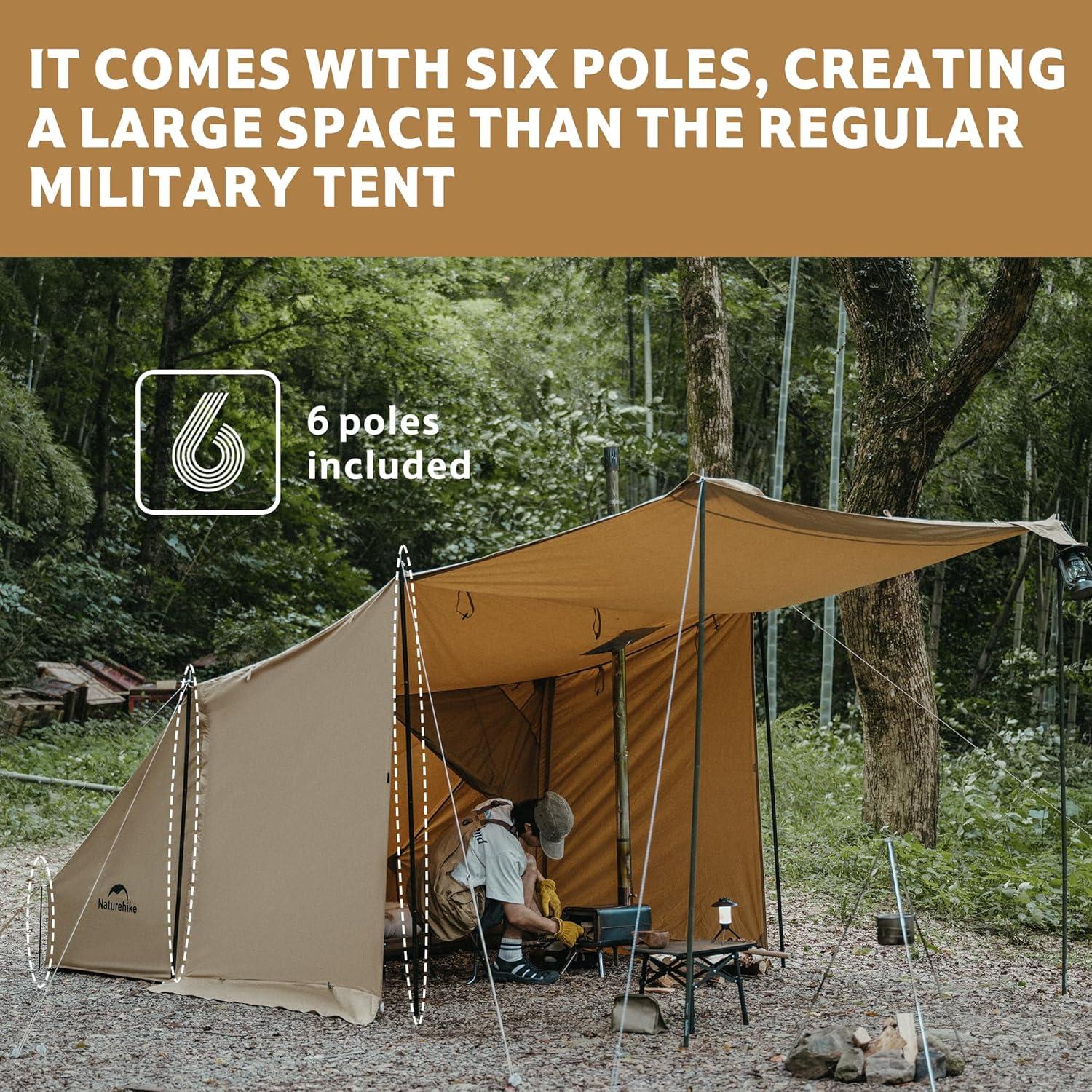 Tienda Caliente Naturehike para 1 Persona Algodón TC 4 Estaciones