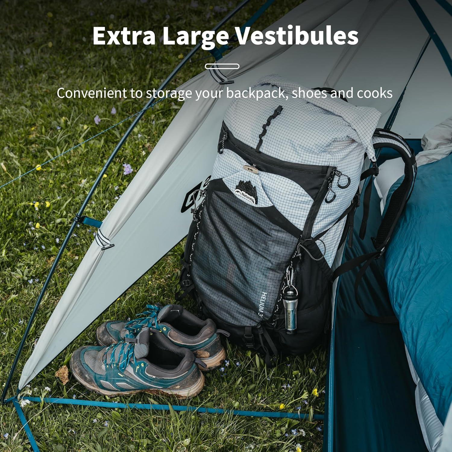 Naturehike Yakou Carpa Ultraligera 1-2 Personas Impermeable