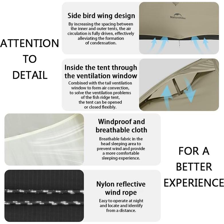 Tienda Ultraligera Windhike Cloud Up Pro 1 Persona 1.23kg