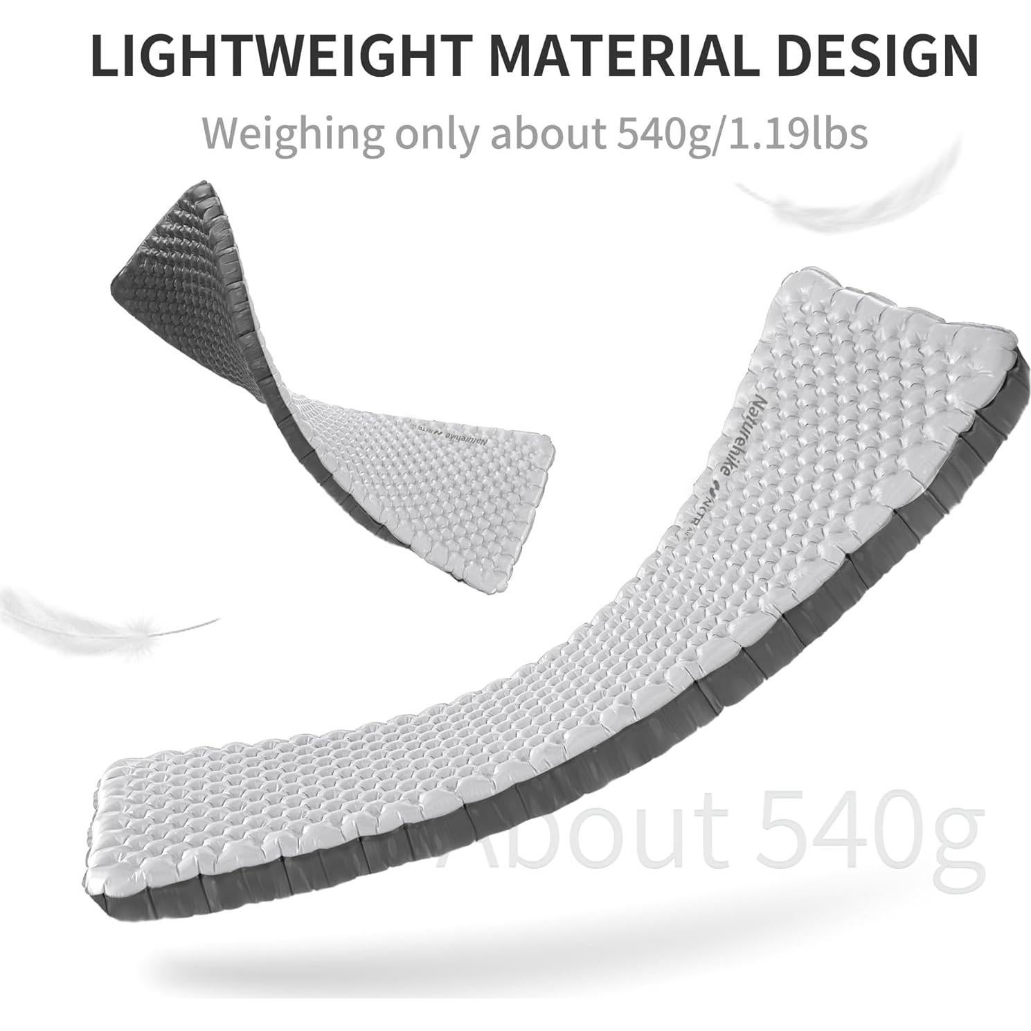 Colchón Inflable Ultraligero Naturehike Tuye R6.5 10cm Aislante