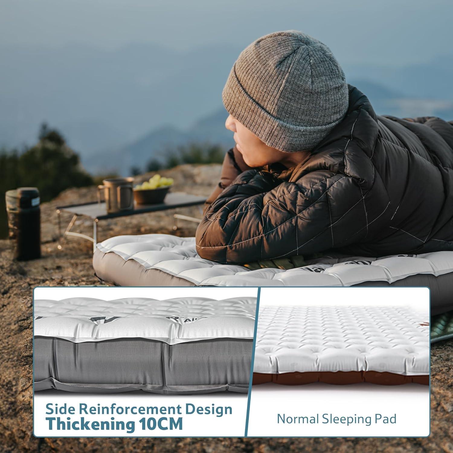 Colchón Inflable Ultraligero Naturehike Tuye R6.5 10cm Aislante