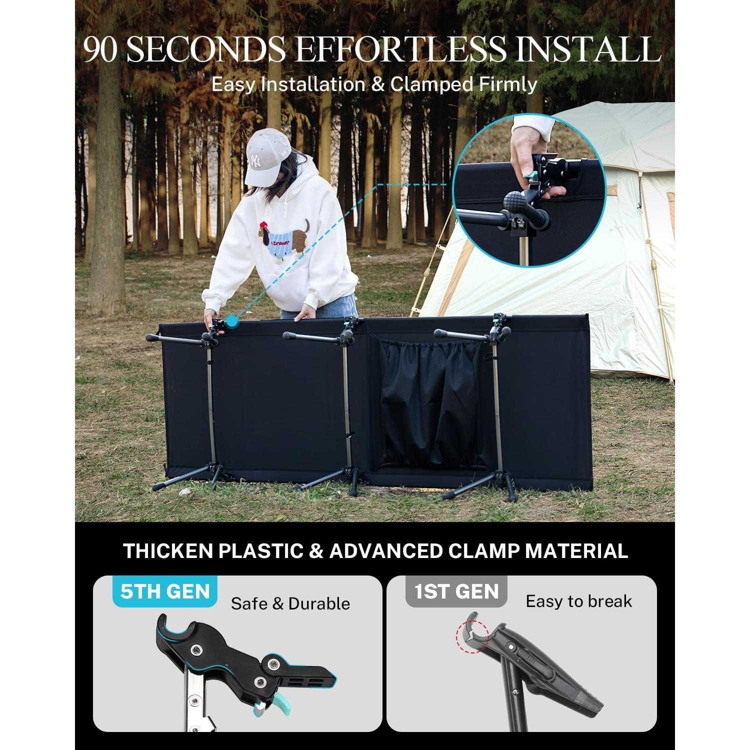 Cama de Camping Gonex Plegable Ultraligera 159kg 189.9x69.9cm