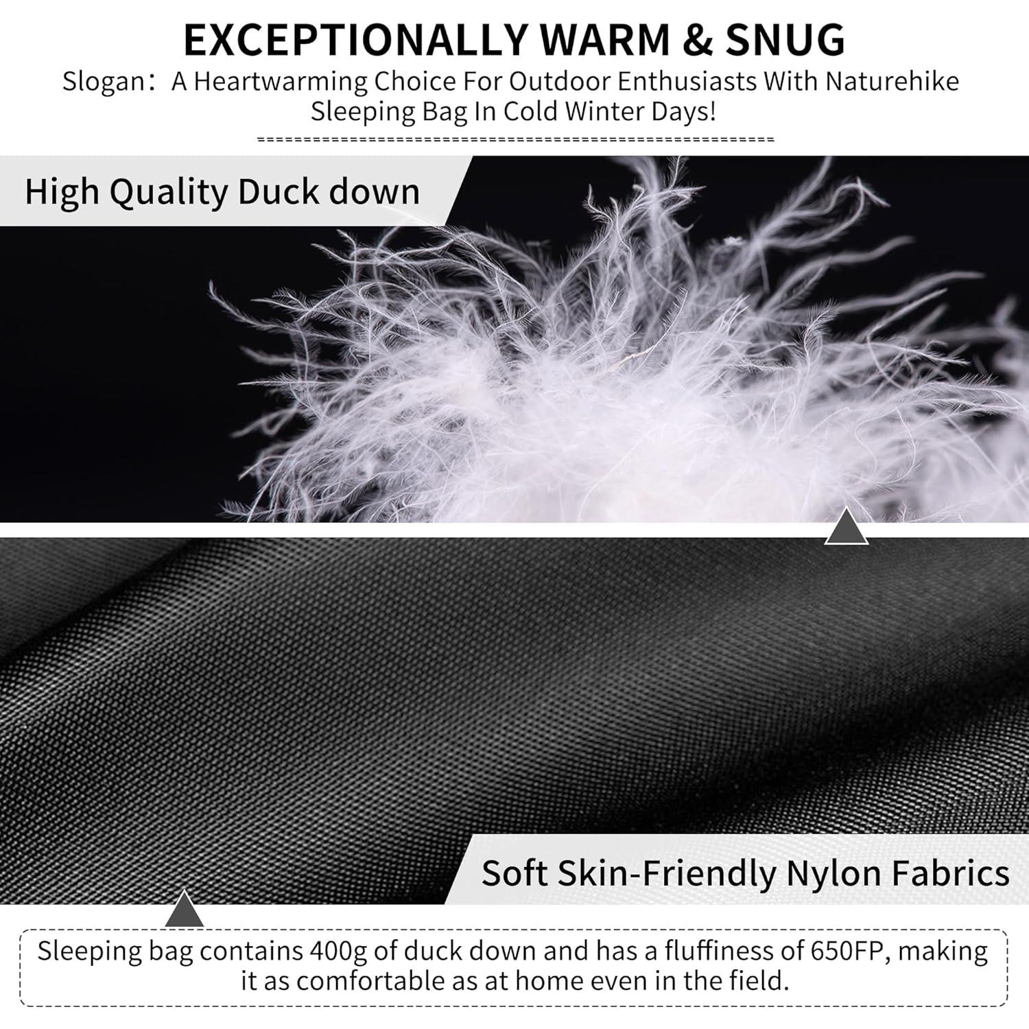 Saco de Dormir Ultraligero Naturehike CWZ400 3-4 Temporada