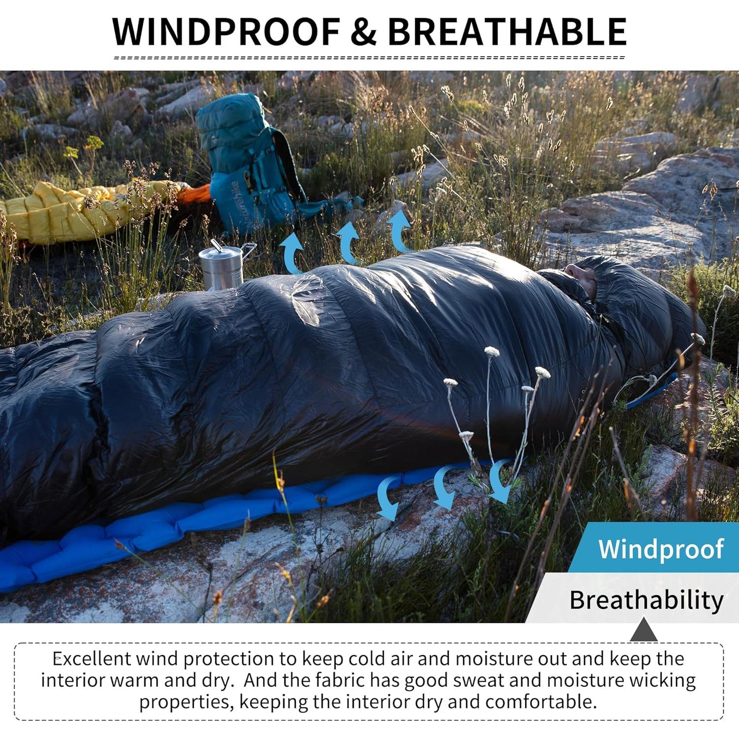 Saco de Dormir Ultraligero Naturehike CWZ400 3-4 Temporada