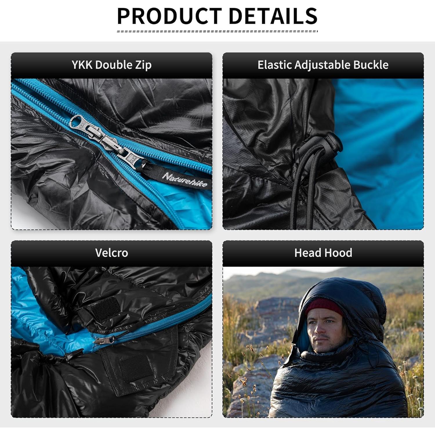 Saco de Dormir Ultraligero Naturehike CWZ400 3-4 Temporada