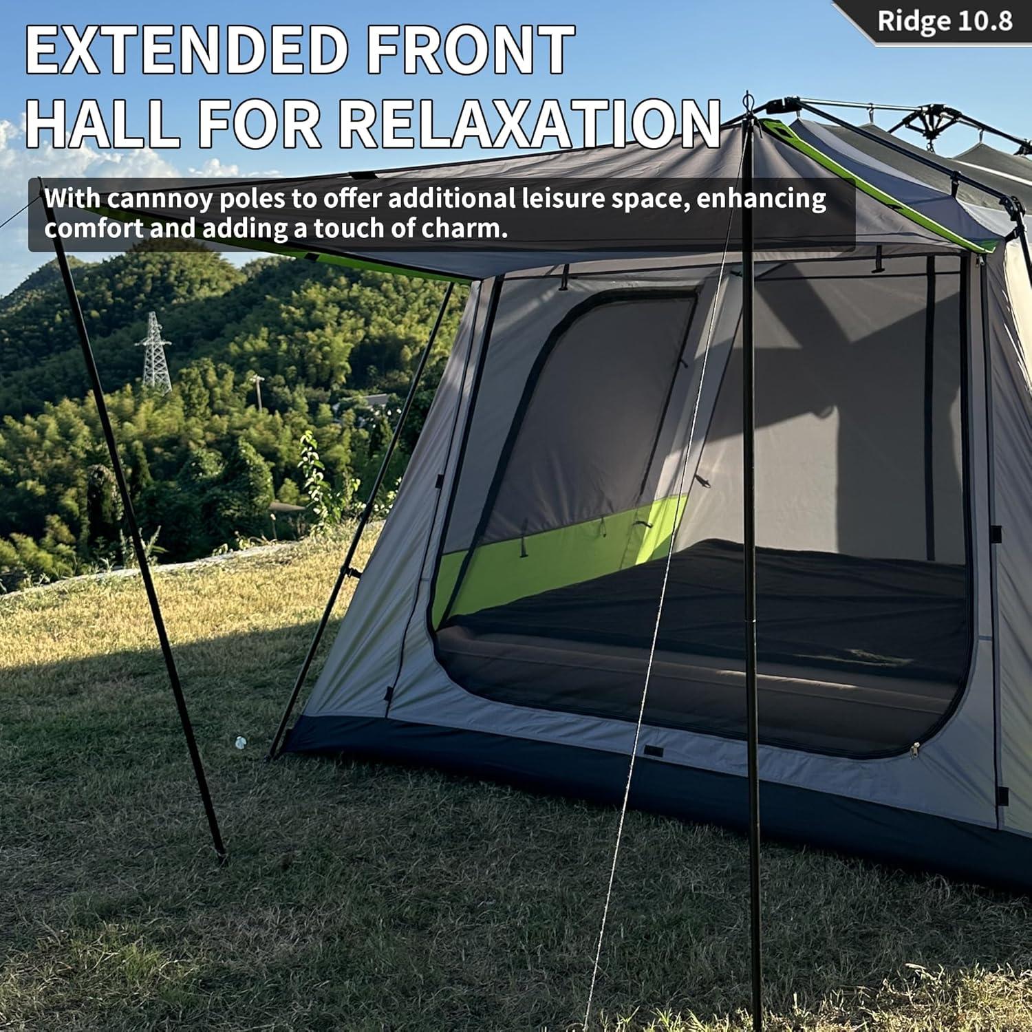 Carpa Familiar Instantánea Tenplay TS-RIDGE10.8 para 8 Personas