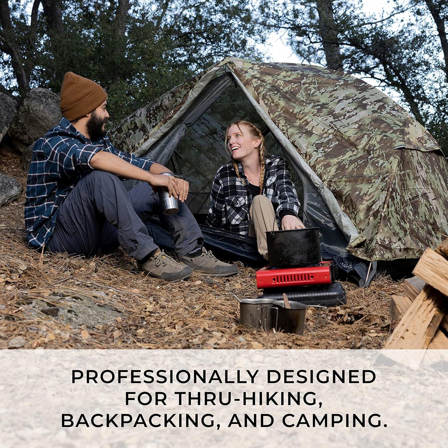 Tienda de Camping Ultraligera Hyke & Byke Zion 1 Persona Naranja