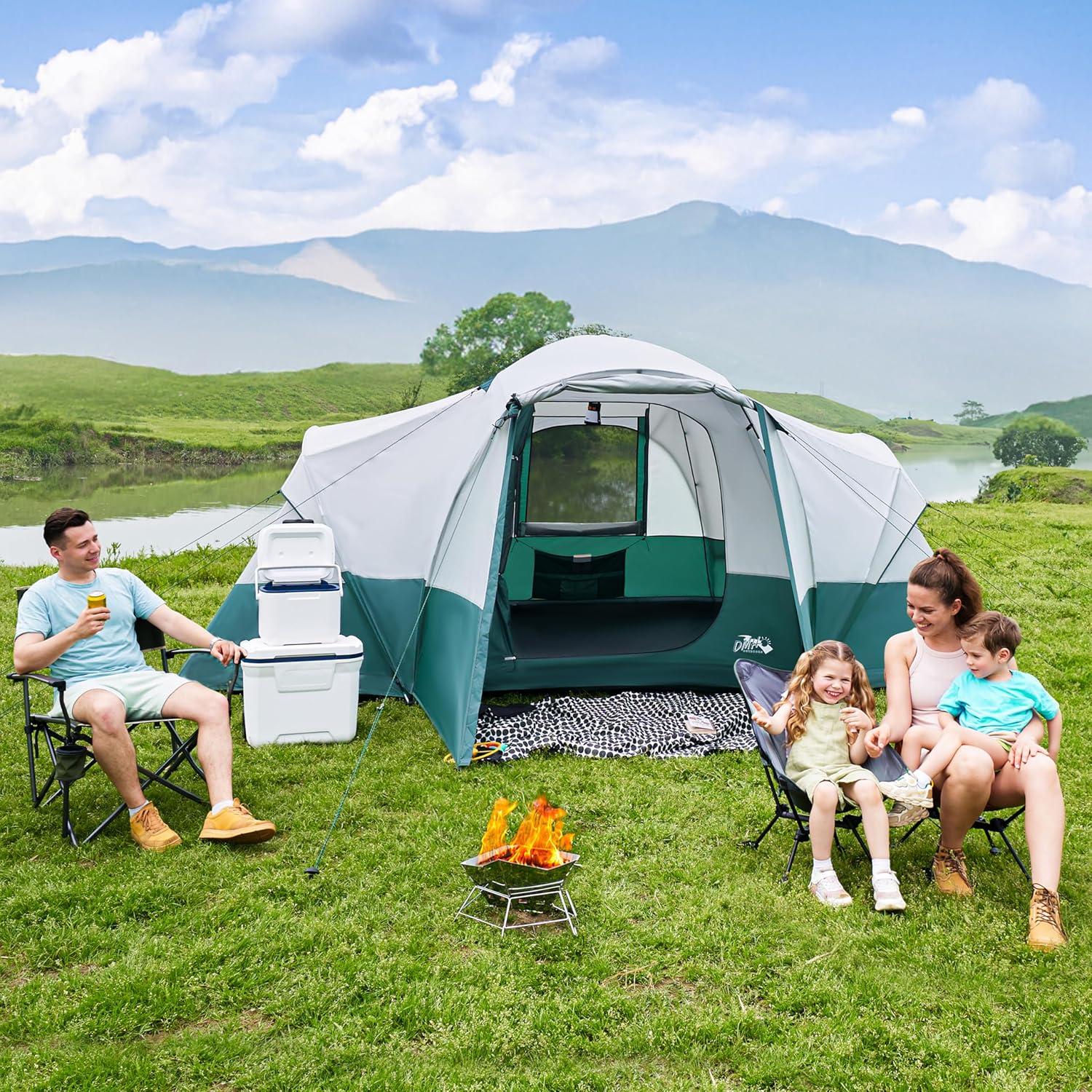 Tienda de Camping DMH OUTDOORS para 11 Personas con Porche