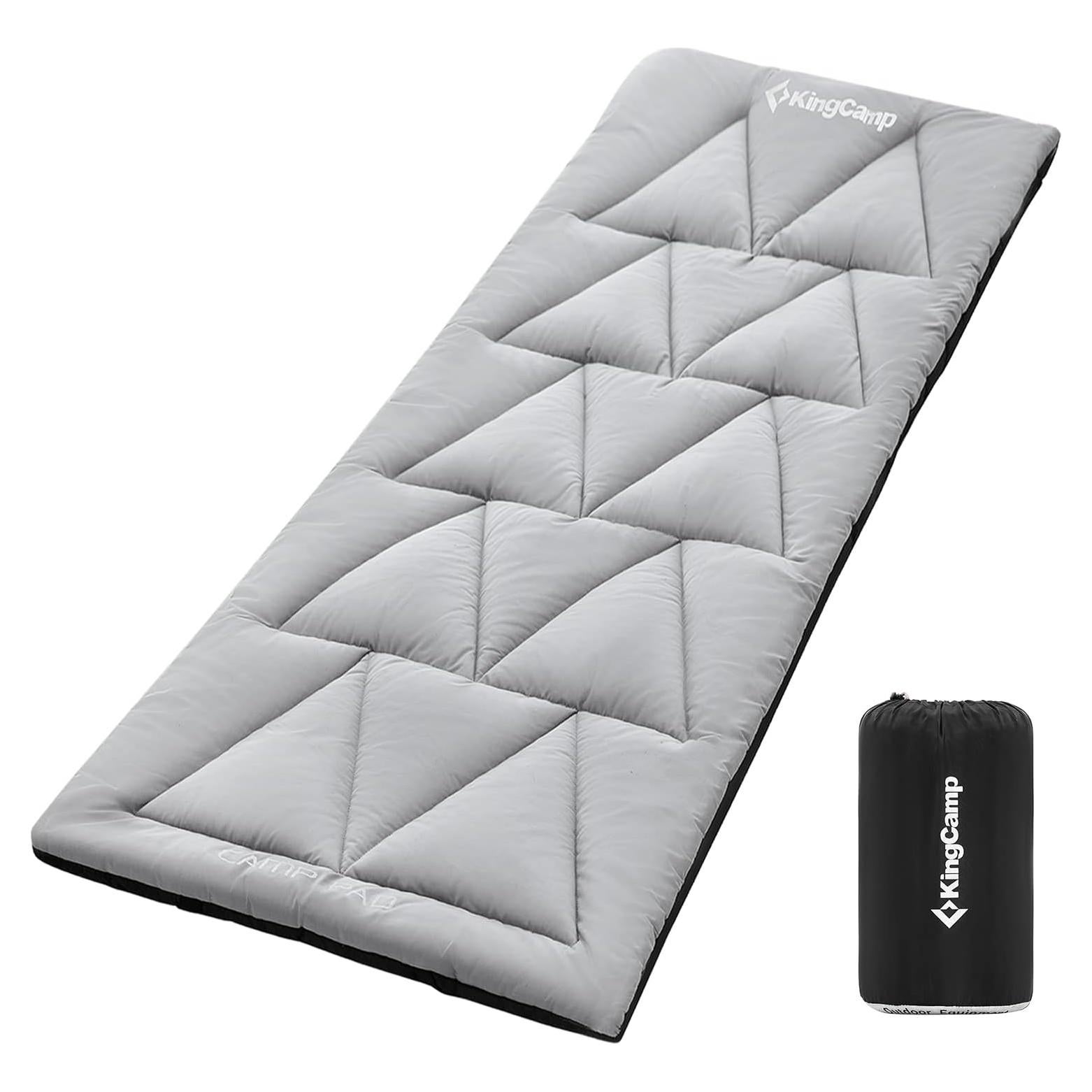 Colchoneta de Camping KingCamp 190.5x63.5cm Ligera y Suave