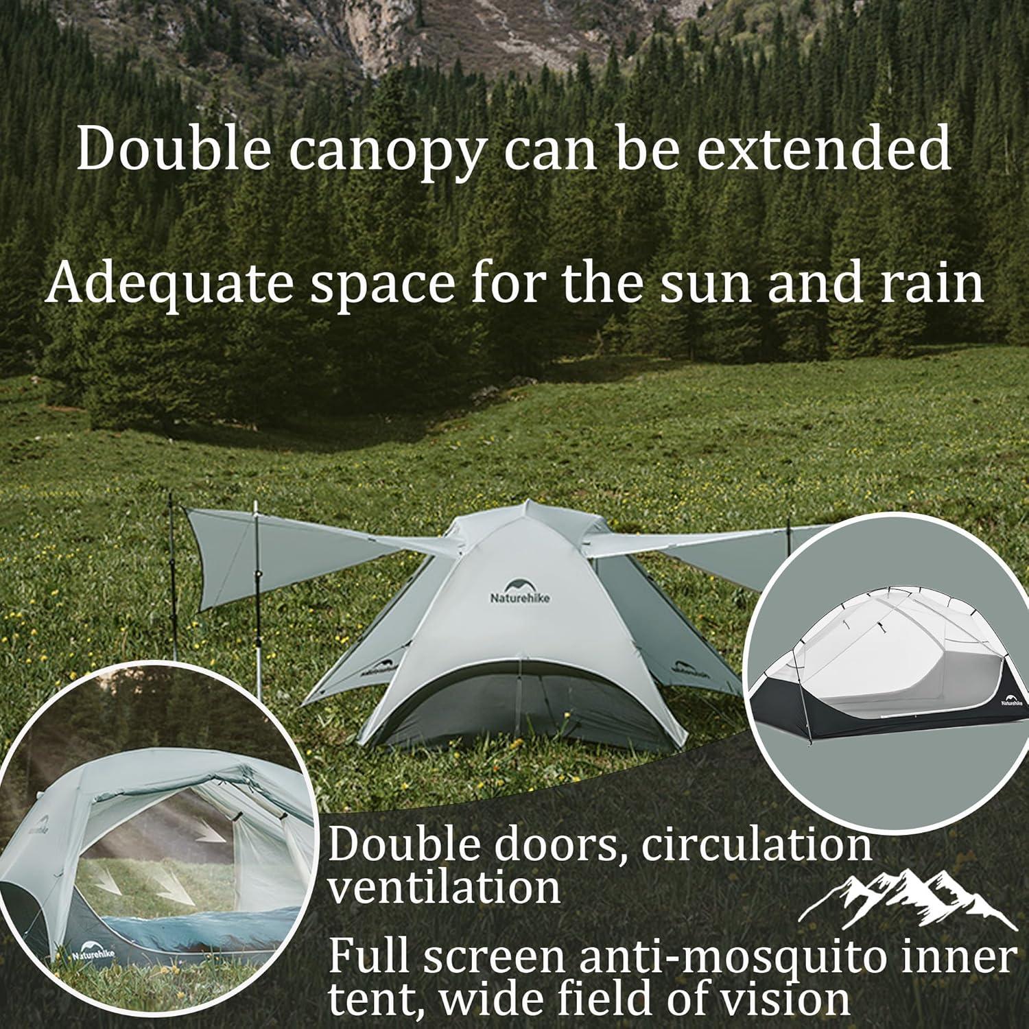 Tienda de Camping Naturehike para 2 Personas Impermeable