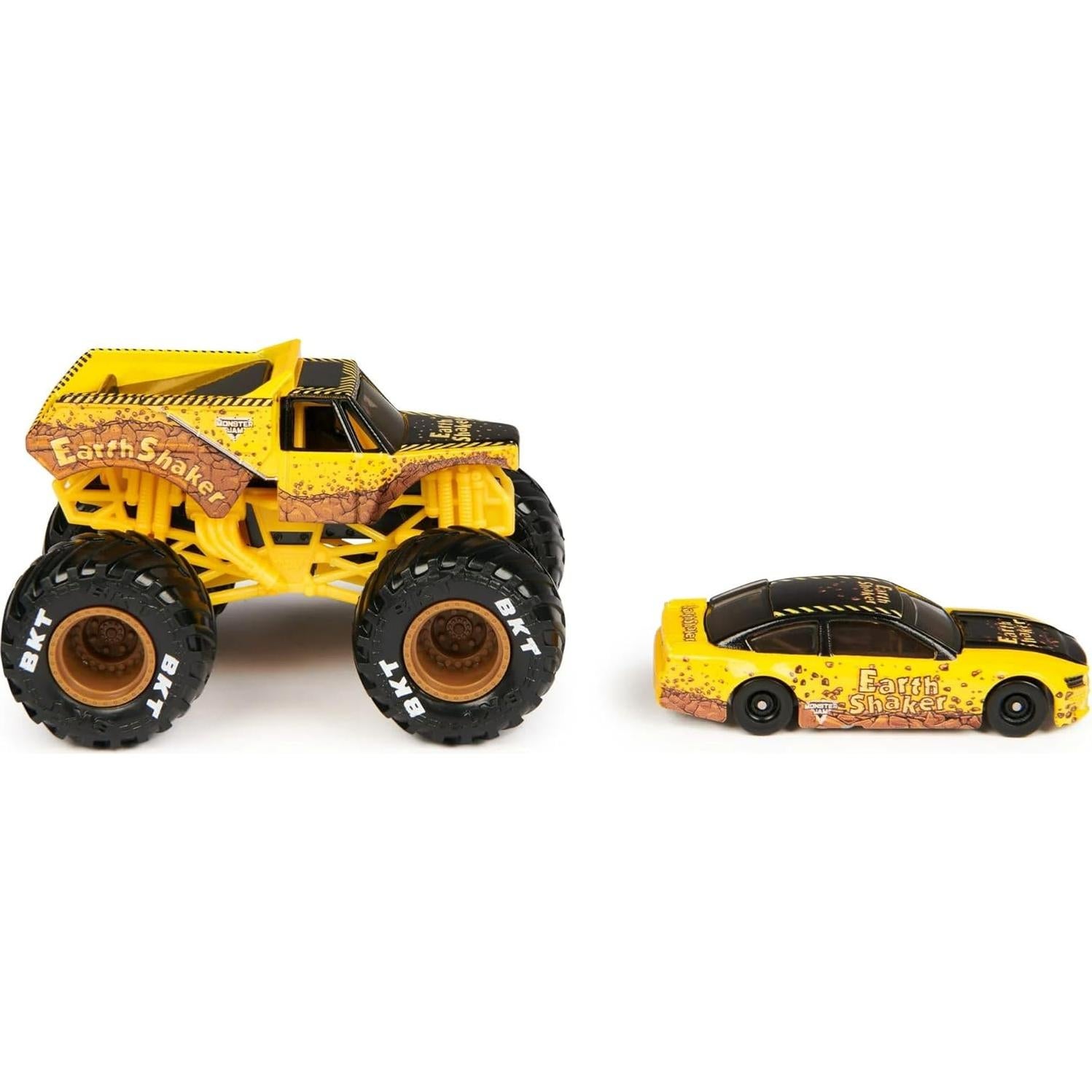 Set 2-Pack Monster Jam Spin Master 1:64 Camión y Auto