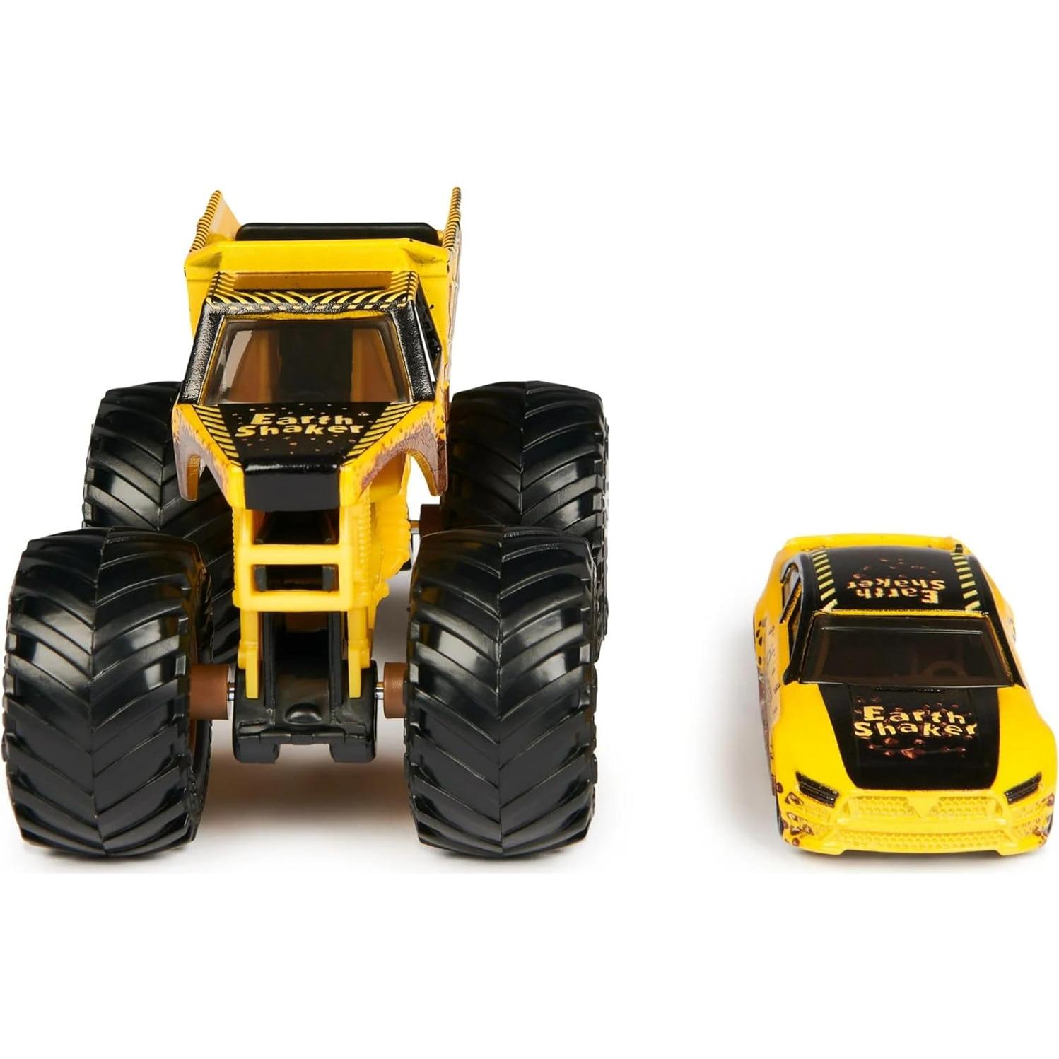 Set 2-Pack Monster Jam Spin Master 1:64 Camión y Auto