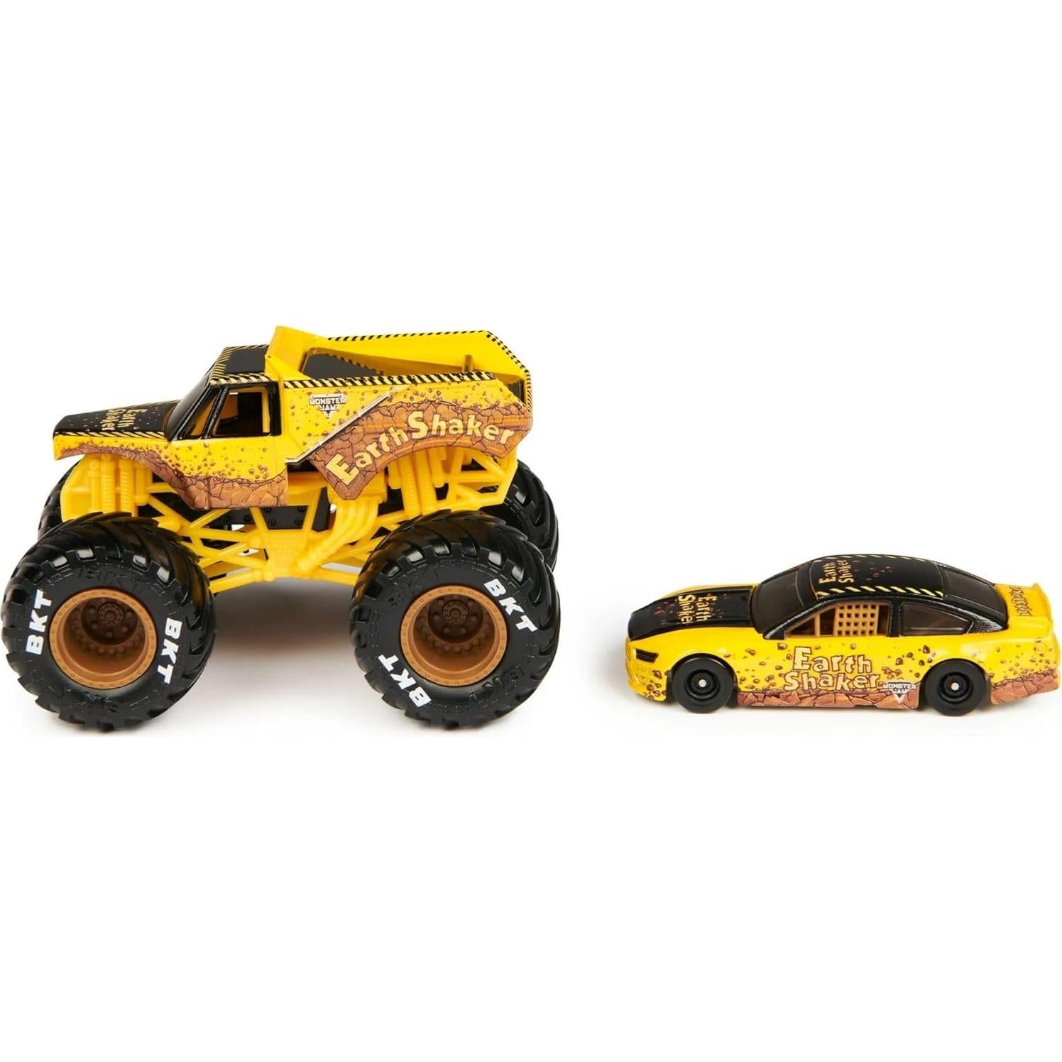 Set 2-Pack Monster Jam Spin Master 1:64 Camión y Auto