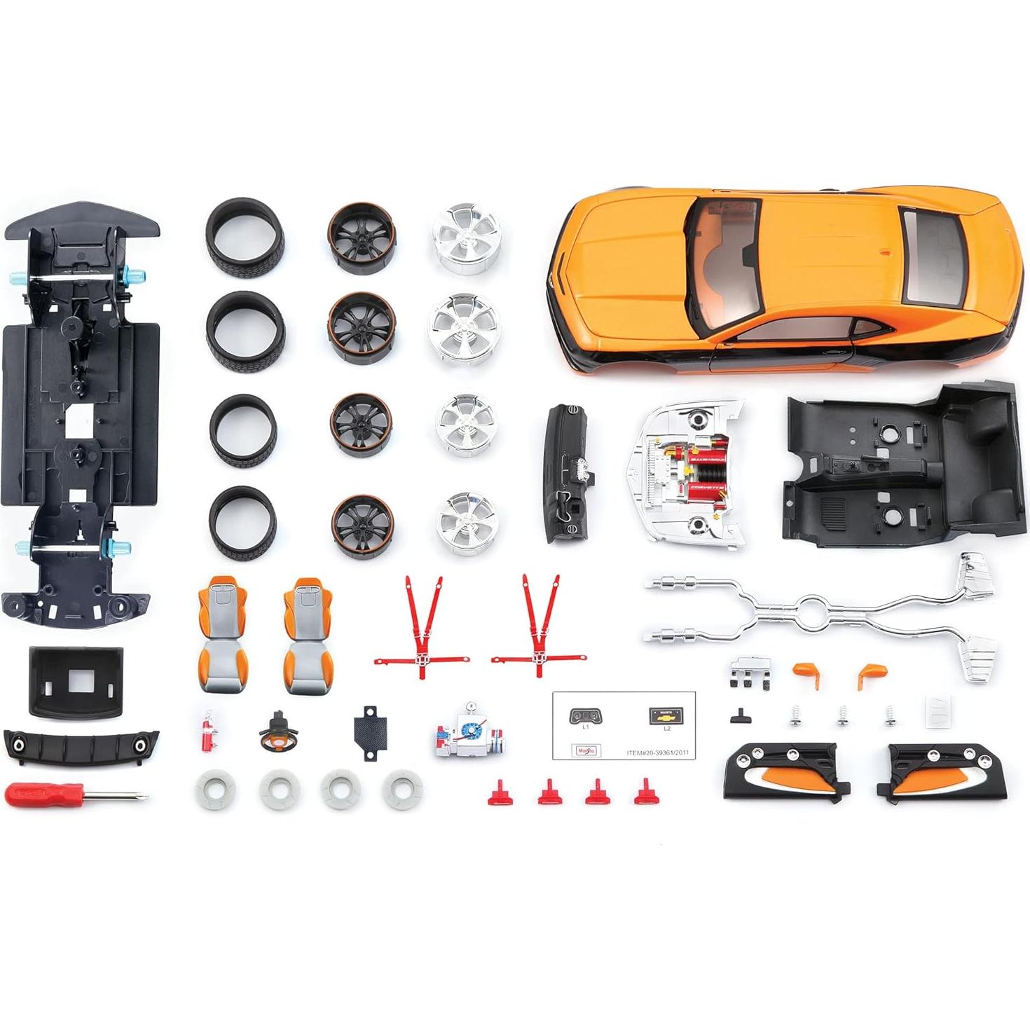 Maisto 1:24 Chevrolet Camaro SS Die-Cast - Ensamblaje Fácil