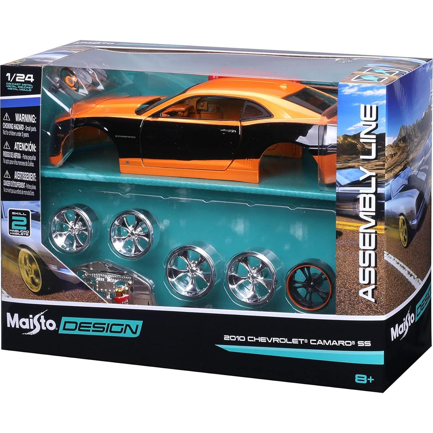 Maisto 1:24 Chevrolet Camaro SS Die-Cast - Ensamblaje Fácil