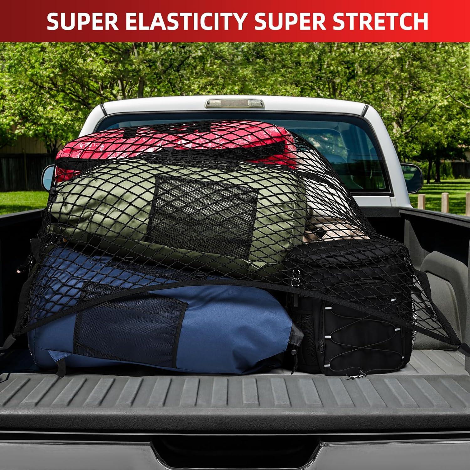 Red de Carga KRZKRZ para Cama de Camioneta 4x4 Estirable