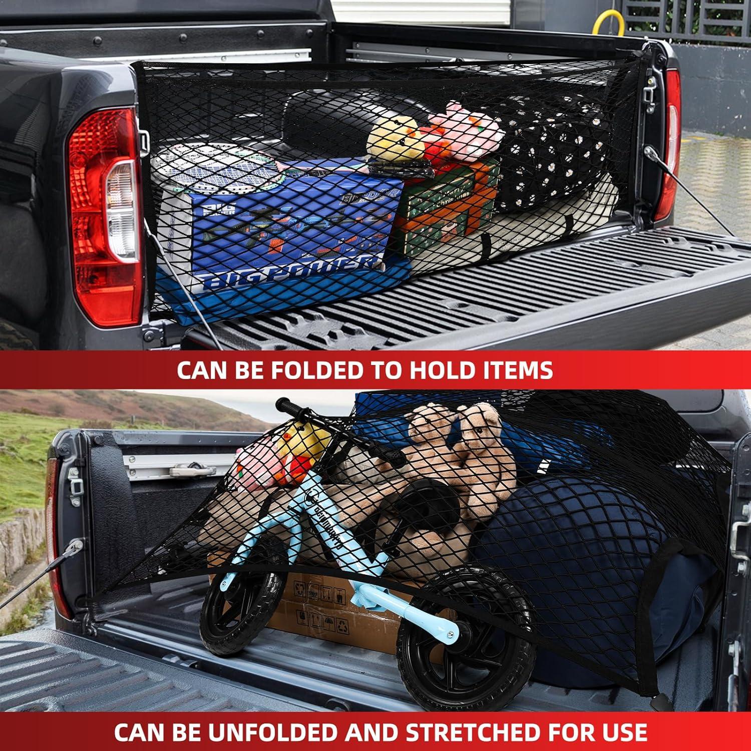 Red de Carga KRZKRZ para Cama de Camioneta 4x4 Estirable