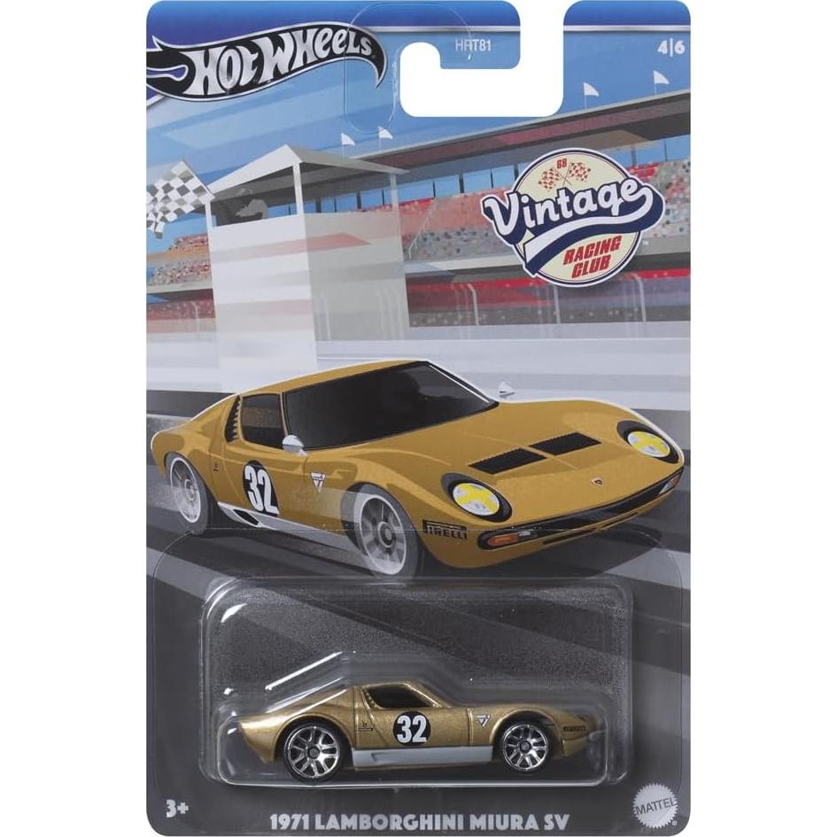 Coche Deportivo Coleccionable Hot Wheels Lamborghini Miura 1971