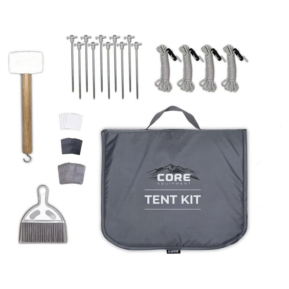 Kit de Camping Todo en Uno CORE | Estacas, Mazo y Bolsa